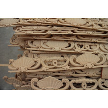 molduras de madera de haya tallada / molduras de madera decorativas / molduras de marco de caja de sombra